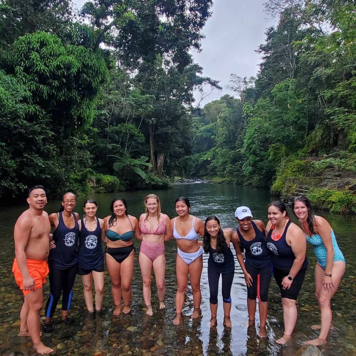 a group of people posing for a picture